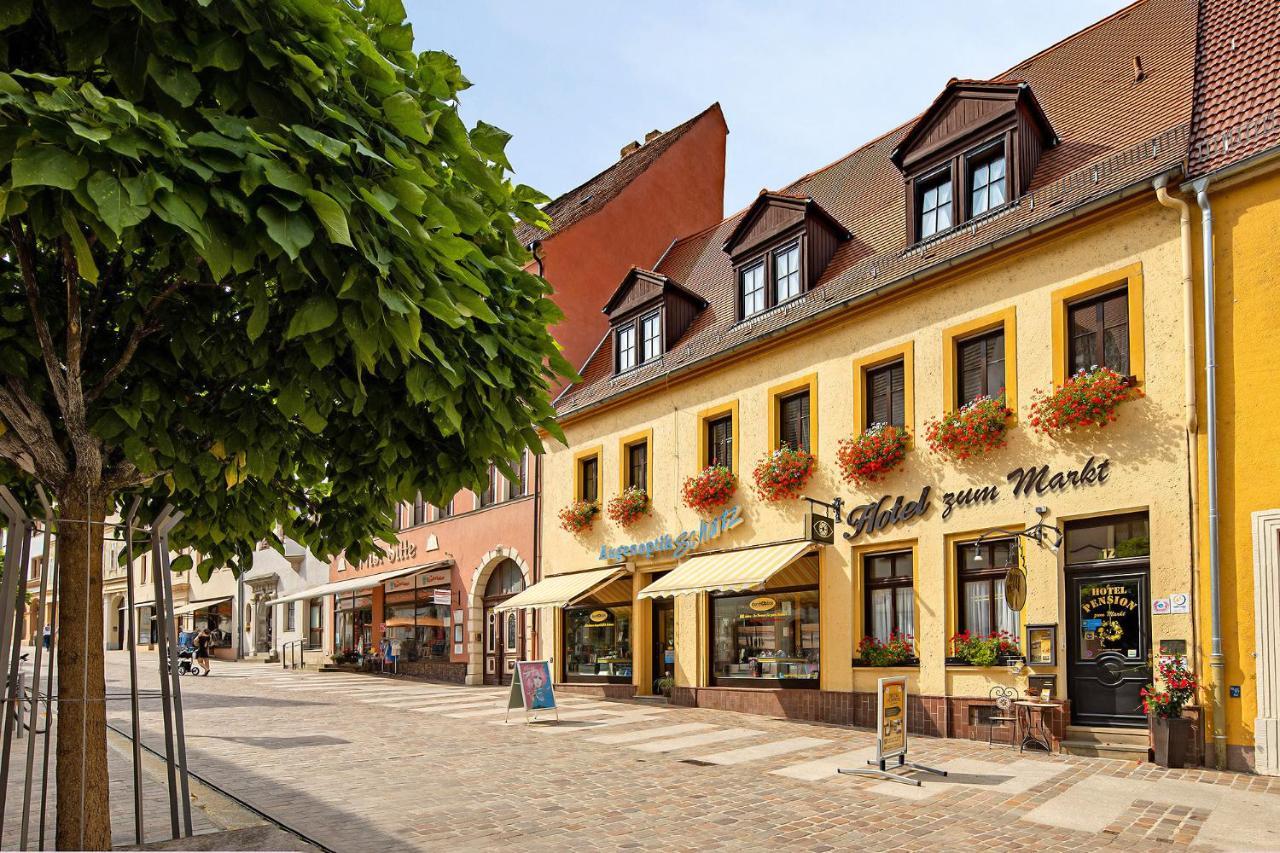 Hotel-Pension Zum Markt Torgau Exterior photo