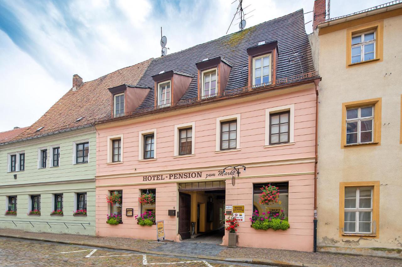 Hotel-Pension Zum Markt Torgau Exterior photo